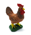 Tradineur - Figura de gallina para belén - Fabricado en Durexina - Figuras decorativas divertidas para nacimiento, decoración navideña.