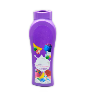 Tradineur - Gel de baño de caramelo fantastico - Sauce con propiedades hidratantes y refrescantes - Capacidad de 650 ml.