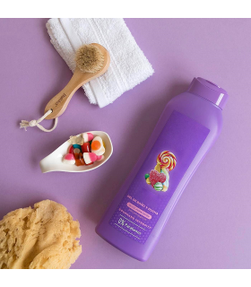 Tradineur - Gel de baño de caramelo fantastico - Sauce con propiedades hidratantes y refrescantes - Capacidad de 650 ml.