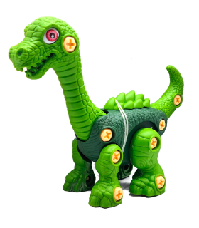 Tradineur - Dinosaurios para ensamblar con destornillador incluido - Juguetes infantiles - 16 x 6 x 16 cm - Modelo Surtido