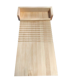 Tradineur - Tabla para lavar ropa a mano, madera natural, lavado manual, lavandería, resistente y duradera, diseño sencillo y práctico, 59,8 x 33,3 x 7 cm