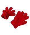 Tradineur - Guantes cortos de punto - Infantiles - Tela acrílica suave y cálida - Accesorios para otoño e invierno - Diseño surtido