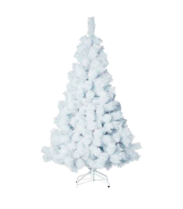 Tradineur - Árbol de navidad - Diseño completamente blanco - Altura de 60 cm - Fabricación en PVC, metal revestido, robusto y duradero.