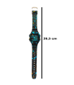 Tradineur - Reloj de pulsera digital, estilo deportivo, resistente al agua, correa de goma, maquinaria japonesa, diseñado en Europa, unisex, color aleatorio