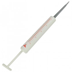 Tradineur - Jeringuilla gigante de plástico 53 cm para disfraz de médico o enfermero, complemento para disfraz de halloween, fes