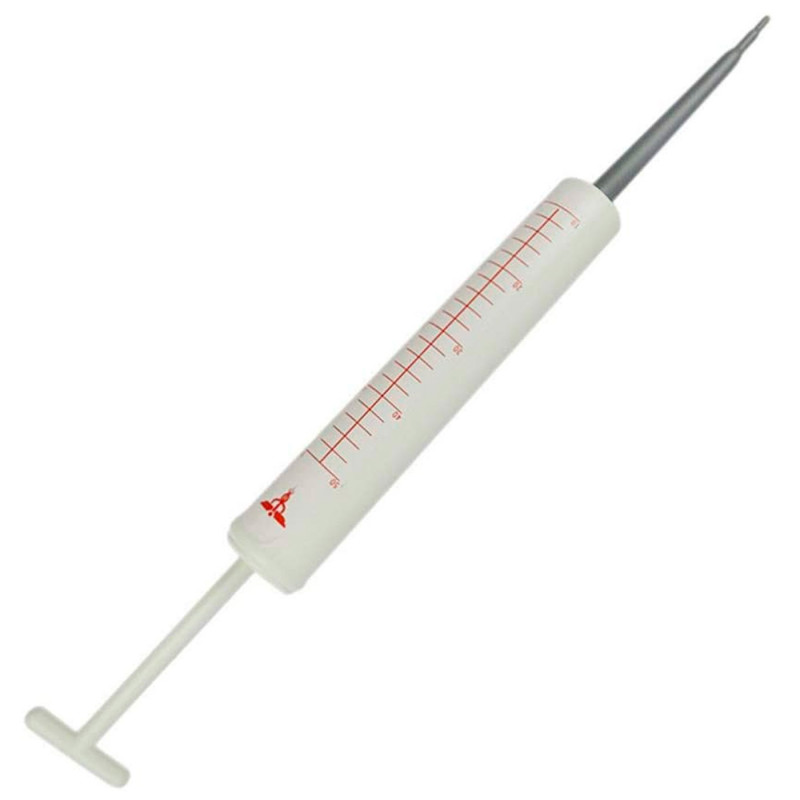 Tradineur - Jeringuilla gigante de plástico 53 cm para disfraz de médico o enfermero, complemento para disfraz de halloween, fes Tradineur - Jeringuilla gigante de plástico 53 cm para disfraz de médico o enfermero, complemento para disfraz de halloween, fes