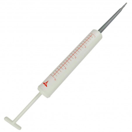 Tradineur - Jeringuilla gigante de plástico 53 cm para disfraz de médico o enfermero, complemento para disfraz de halloween, fes
