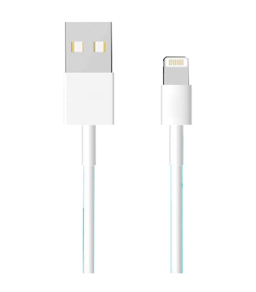 Tradineur - Cable USB / iOS - Longitud de 1,5 Metros - Alto rendimiento, transmisión de datos y carga rápida - 2.4 A