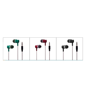 Tradineur - Auriculares estéreo - Aislamiento de ruido - Jack 3,5 cm - Compatible con Pods, Móviles, Tablets y PC - Color Surtido