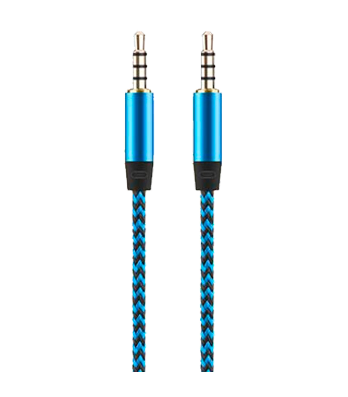 Tradineur - Cable de audio jack, doble salida - Jack 3,5 mm - Longitud de 1 Metro - Ideal para compartir su música, películas y juegos favoritos con sus familiares y amigos - Color Surtido