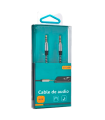 Tradineur - Cable de audio jack, doble salida - Jack 3,5 mm - Longitud de 1 Metro - Ideal para compartir su música, películas y juegos favoritos con sus familiares y amigos - Color Surtido