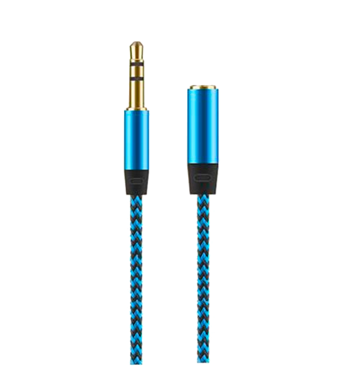 Tradineur - Cable jack de entrada y salida - Jack 3,5 mm - Longitud de 1 Metro - Acto para teléfonos, Tablets, Ordenadores - Color Surtido