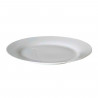 Plato llano "Balta" fabricado en porcelana, ideal para servir postres o aperitivos, apto para lavavajillas. 2,5 x 27 cm (alto x