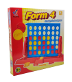 Juego de mesa 4 en raya con fichas, juguete infantil, desarrolla la inteligencia, familiar, sociable, habilidad, 2 a 4  jugadores, dimensiones 31 x 31 x 3.5 cm