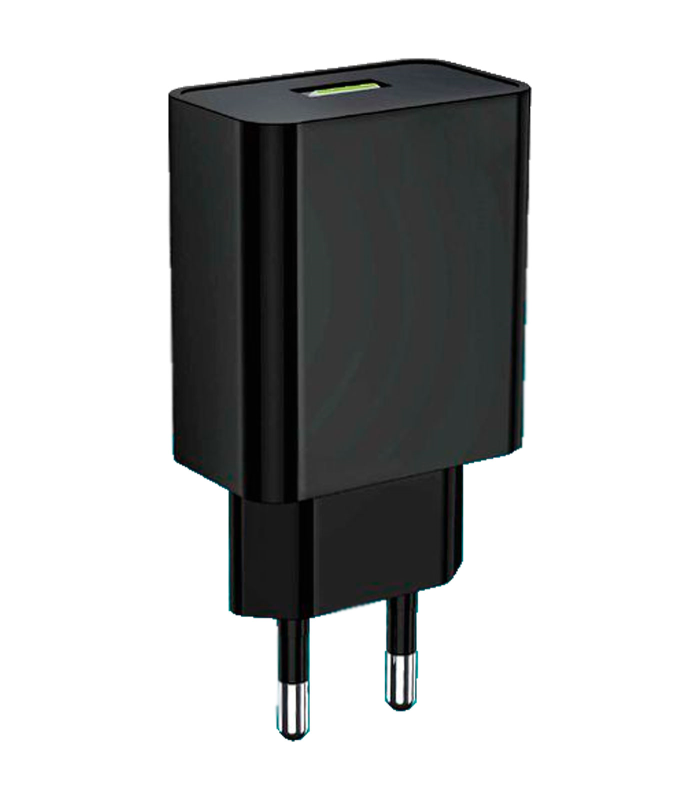 Tradineur - Cargado de móviles 2.4A - Alto rendimiento / Carga rápida / Calidad - 1 Puertos USB - Sin cable - Color Negro