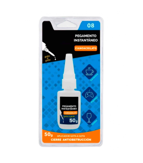 Pegamento instantáneo de 50 gr, gel transparente, rápido e instantáneo, superficies de coche, joyería, cerámica