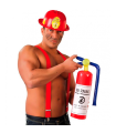 Tradineur - Extintor hinchable de plástico, accesorio inflable para disfraz de bombero, carnaval, Halloween, cosplay, fiestas, 50 cm