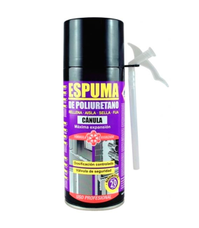 Tradineur - Spray de Espuma Poliuretano - Bote de 300 ML - Bote para relleno, sellado, fijación - Aislamiento térmico, acústico y eléctrico, modelo aleatorio