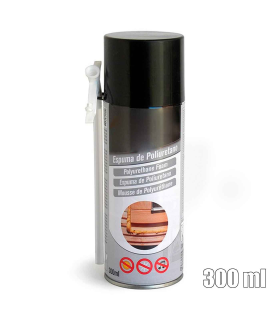 Tradineur - Spray de Espuma Poliuretano - Bote de 300 ML - Bote para relleno, sellado, fijación - Aislamiento térmico, acústico y eléctrico, modelo aleatorio