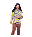 Disfraz hippie boy, fibra sintética, incluye camiseta y pantalón, accesorios no incluidos, carnaval halloween, adulto, talla S