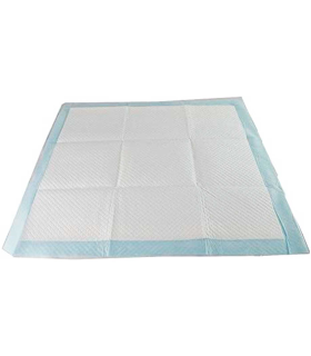 Tradineur - Pack de 20 empapadores para mascotas, alfombrillas higiénicas de entrenamiento para perros, súper absorbentes, anti malos olores, antibacteriano, reciclables, 60 x 60 cm