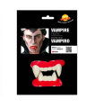 Dientes de vampiro de plástico para jóvenes y adultos, complemento para carnaval, halloween, fiestas, celebraciones. 6 x 7 x 3 cm