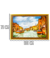 Tradineur - Puzzle/Rompecabezas de 2000 piezas del Canal de Venecia - Fabricación en cartón - Rompecabezas para toda la familia -70 x 100 cm