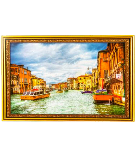 Tradineur - Puzzle/Rompecabezas de 2000 piezas del Canal de Venecia - Fabricación en cartón - Rompecabezas para toda la familia -70 x 100 cm