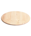 Plato giratortillas de madera, diámetro 27,4 cm, tapa volteatortillas para sartén, dar la vuelta fácilmente a la tortilla, utensilio cocina