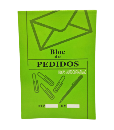 Tradineur - Talonario de pedidos con hojas autocopiativas, bloc, libreta para propuestas de pedido, presupuestos, negocios, tiendas, 20,7 x 14,5 cm