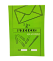 Tradineur - Talonario de pedidos con hojas autocopiativas, bloc, libreta para propuestas de pedido, presupuestos, negocios, tiendas, 20,7 x 14,5 cm