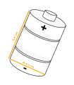 Tradineur - Pack de 2 pilas alcalinas LR20 - 1,5 V - D - Pilas de repuesto para juguetes, linternas, relojes, aparatos electrónicos - 5,6 x 3,3 cm