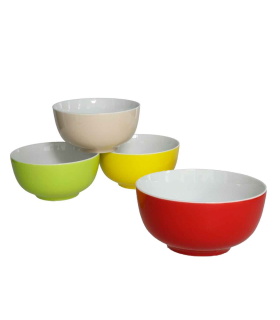 Bol clásico de cerámica surtido, ideal para desayunar, tomar sopa, aperitivos. Apto para lavavajillas y microondas. Diametro: 134cm