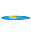 Tradineur - Colchoneta surf infantil hinchable con asas 112 x 40 x 10 cm, flotador inflable flotante natación, niños, playa y piscina, 3-10 años, color aleatorio