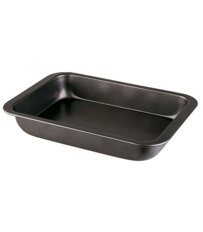 LifeStyle - Bandeja, fuente de horno antiadherente de acero inoxidable, recipiente rectangular para asar, cocinar deliciosas recetas, 42 x 29 x 5 cm