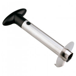 Pelador de piña, cortador, vaciador de piña de acero inoxidable, apto para lavavajillas, utensilios de cocina, 24 cm, color alea