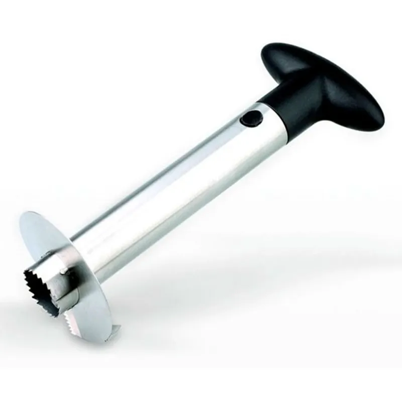 Pelador de piña, cortador, vaciador de piña de acero inoxidable, apto para lavavajillas, utensilios de cocina, 24 cm, color alea