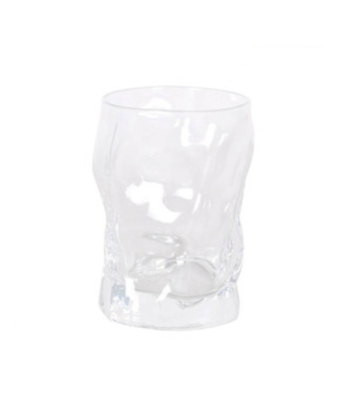 Tradineur - Juego de 3 vasos de agua sorgente, 30 cl, Set de 3 vasos con diseño hergonómico, 10 x 7 cm