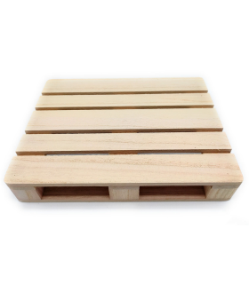 Tradineur - Palet decorativo de madera, bandeja, posavasos para bebidas, tapas, pinchos, manualidades, bar, fiesta, hogar, 24 x 18 x 4 cm