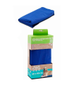 Tradineur - Alfombra auto refrigerante para perros y gatos, alfombrilla refrescante para mascotas, impermeable, gel duradero, no tóxico, verano (Azul, 50 x 90 cm)