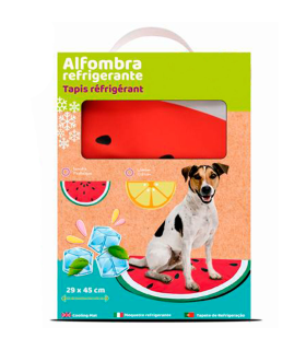 Tradineur - Alfombra auto refrigerante para mascotas, alfombrilla refrescante para perros, impermeable, gel duradero, no tóxico, gatos, verano, 29 x 45 cm, diseño aleatorio