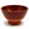 Tradineur - Taza de barro para aperitivos Nº 2, tazón para vino, queimada, diseño tradicional, artesanal (Marrón - 12,2 x 5,7 cm