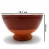 Tradineur - Taza de barro para aperitivos Nº 2, tazón para vino, queimada, diseño tradicional, artesanal (Marrón - 12,2 x 5,7 cm