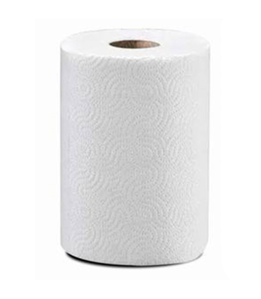 Tradineur - Rollo de papel de cocina blanco XXL, doble capa, máxima absorción, 120 hojas, suave, multiusos, limpieza, papel 100% certificado FSC, 21,5 x 14,5 cm