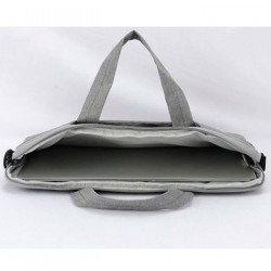 Tradineur - Bolsa para portátil de 13-14 pulgadas, bolso, maletín, bandolera, funda de tela impermeable con asas y correa de hom