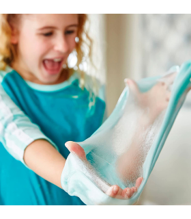 Tradineur - Activador de Slime - Capacidad de 260 ml - Totalmente seguro - Tirar, aplastar o simplemente ver cómo se derrite y gotea, ideal para niños.