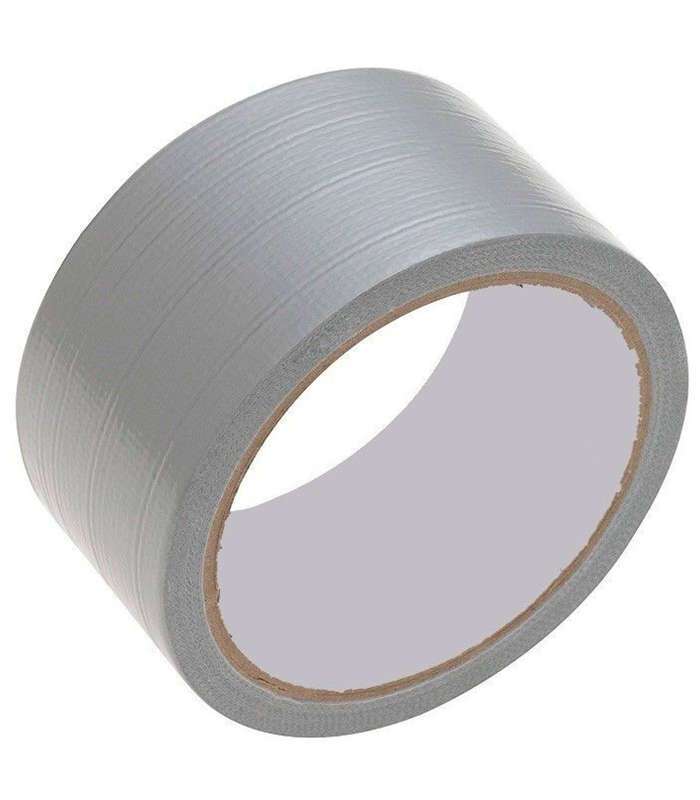 Tradineur - Cinta americana reforzada, fuerte adherencia, impermeable, resistente, corte fácil, reparar, sellar, reforzar, fijar, multiusos, bricolaje (Gris, 48 mm x 5 m)