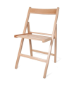 Tradineur - Silla plegable de madera de haya con reposapiés para exterior, jardín, terraza, balcón, patio, ligera y resistente, 79 x 42,5 x 47 cm