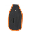 Bolsa porta herramientas para cinturón 26 x 16 cm color negro y naranja, bolsillo para llaves, martillo, profesionales de la construcción, aficionados al bricolaje