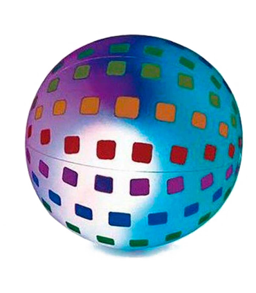 Tradineur - Balón hinchable estilo Led multicolor - Fabricado en Vinilo - Ideal para disfrutar este verano - Ø 36 cm 